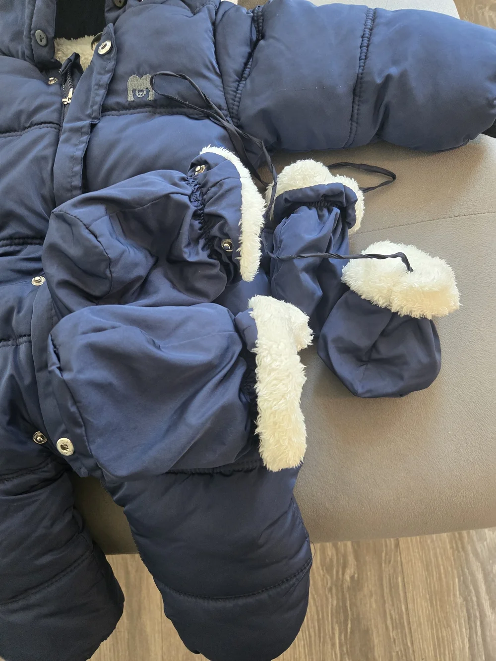 One-piece Puffer Snowsuit